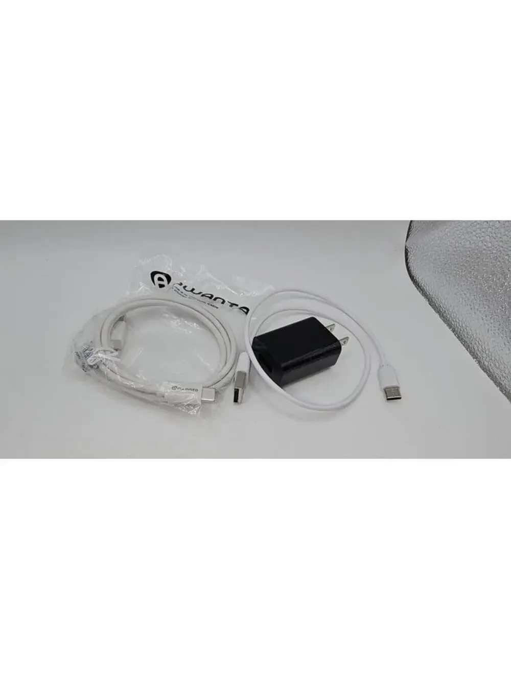 Lot of 2 Awanta USB-C Charging Cable and Wall Adapter Charger